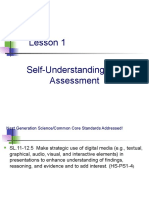 Lesson 1 Self-Understanding and Assessment