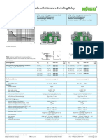 Rail-Mounted Terminal Blocks With Miniature Switching Relay: Description