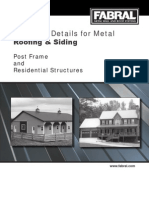 Standard Details For Metal Roofing & Siding: Post Frame and Residential Structures