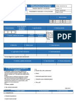 Formato Solicitud de Actualizaciones Y Novedades Registro Único de Víctimas