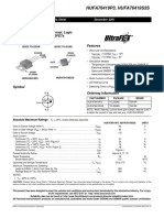 Hufa76419P3, Hufa76419S3S: 27A, 60V, 0.040 Ohm, N-Channel, Logic Level Ultrafet® Power Mosfets Packaging Features