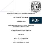 Práctica 5 Conductividad Térmica 