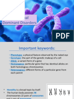 Autosomal Dominant Disorders