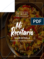 Recetario Paella