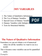 3.dummy Variables