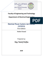 Lab Manual Electrical Power Systems PTUK