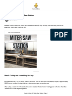 DIY Miter Saw Station PDF