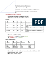 Les Formules Conditionnelles - 2e Cours Informatique