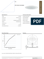 Options Recessed Shower Head Ø400Mm CP: Specifications Technical Information