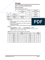 Digital Logic Design: Chapter 1: System of Numeration