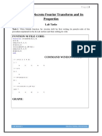 Lab # 04 Discrete Fourier Transform and Its Properties