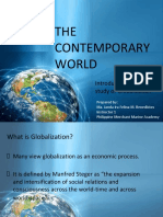 Lecture 1 Introduction To The Study of Globalization