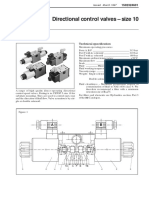 Data Sheet: Directional Control Valves - Size 10