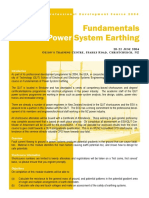 Fundamentals of System Earthing