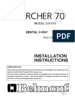 Installation Instructions: Dental X-Ray