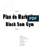 Plan de Marketing Black Sam Gym