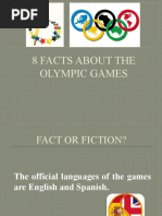 Facts About The Olympic Games