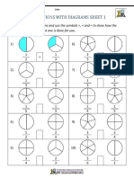 Comparing Fractions With Diagrams Sheet 1