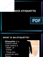 Buisness Etiquette