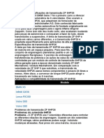 Problemas e Especificações de Transmissão ZF 6HP26