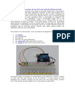 Projeto Arduino Com Sensor de Luz LDR Com Saída de Leitura em Leds