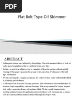 Flat Belt Type Oil Skimmer