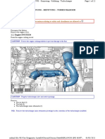 BERLINGO (B9) - B1HG018VP0 - Removing - Refitting Turbocharger