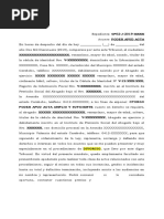 Modelo Poder Apud Acta Tribunal de Menores Del Estado Carabobo