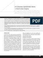 Cepahalometry Composite Analysis