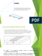 Losas Unidireccionales Alivianadas