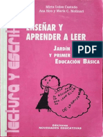 Enseñar y Aprender A Leer PDF