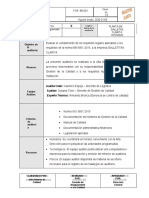 Plan de Auditoria Galletitas Clarita