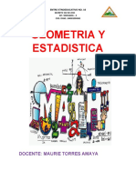 Guia de Aprendizaje (4) Sexto Grado Geometria y Estadistica