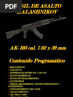 Fusil AK-103 Cal. 7,62x39mm