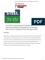 Steel and Assessing Embodied Carbon