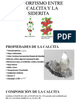 Isomorfismo Entre La Calcita y La Siderita