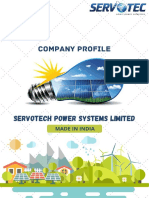 Servotech Power Systems Limited PDF