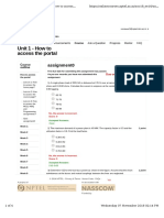 Unit 1 - How To Access The Portal: Assignment0