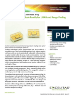 905nm Pulsed Semiconductor Laser 4-Channel Array Preliminary Datasheet