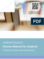 Unified Council's: Process Manual For Students