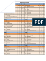 Medical Engineering Curriculum: 1st Semester 2nd Semester