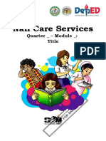 Nail Care Services: Quarter - Module - : Title