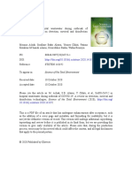 SARS CoV 2 in Hospital Wastewater During Outbreak of COVID-19 A Review On Detection, Survival and Disinfection Technologies