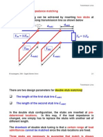 Double Stub Tuning