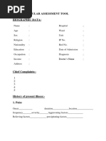 Cardio Vascular Assessment Tool