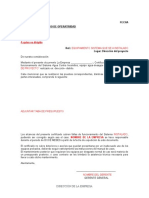 Modelo de Cert. de Operatividad