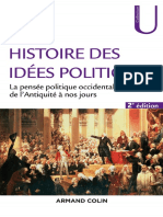 Histoire Des Idées Politiques La Pensée Politique Occidentale de L'antiquité À Nos Jours by Nay, Olivier