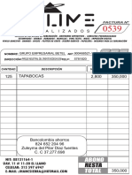 FACTURA Grupo Empresarial Betel Tapabocas PDF