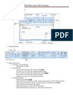 MS Office Excel 2007 Training