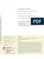 Social Structure, Adversity, Toxic Stress, and Intergenerational Poverty: An Early Childhood Model